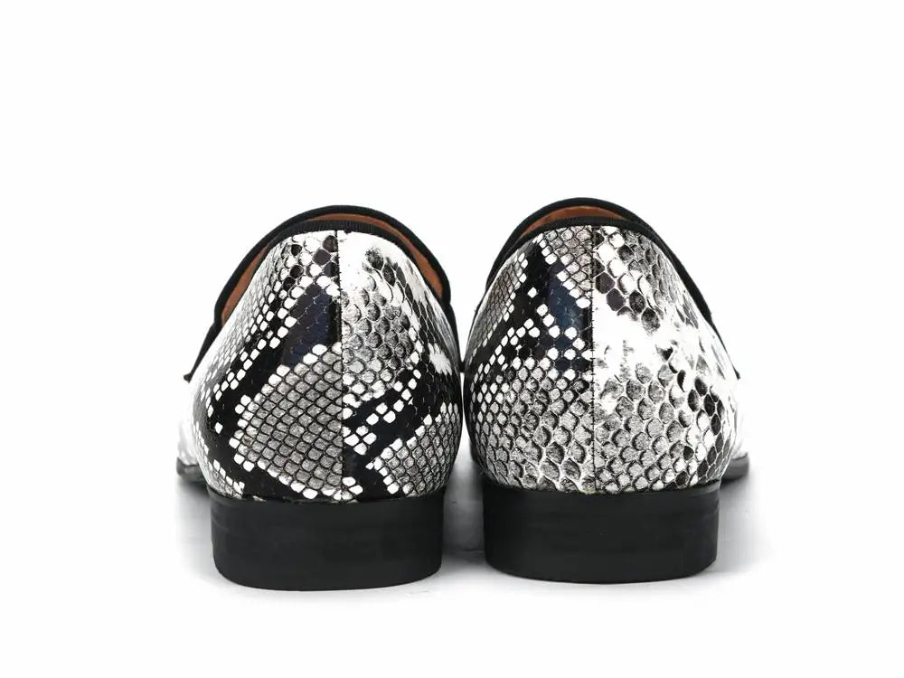 Black and White Snake Print Shoes Snakes Store