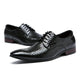 Black Snakeskin Dress Shoes