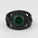 Black Snake with Green Ring - Vignette | Snakes Store