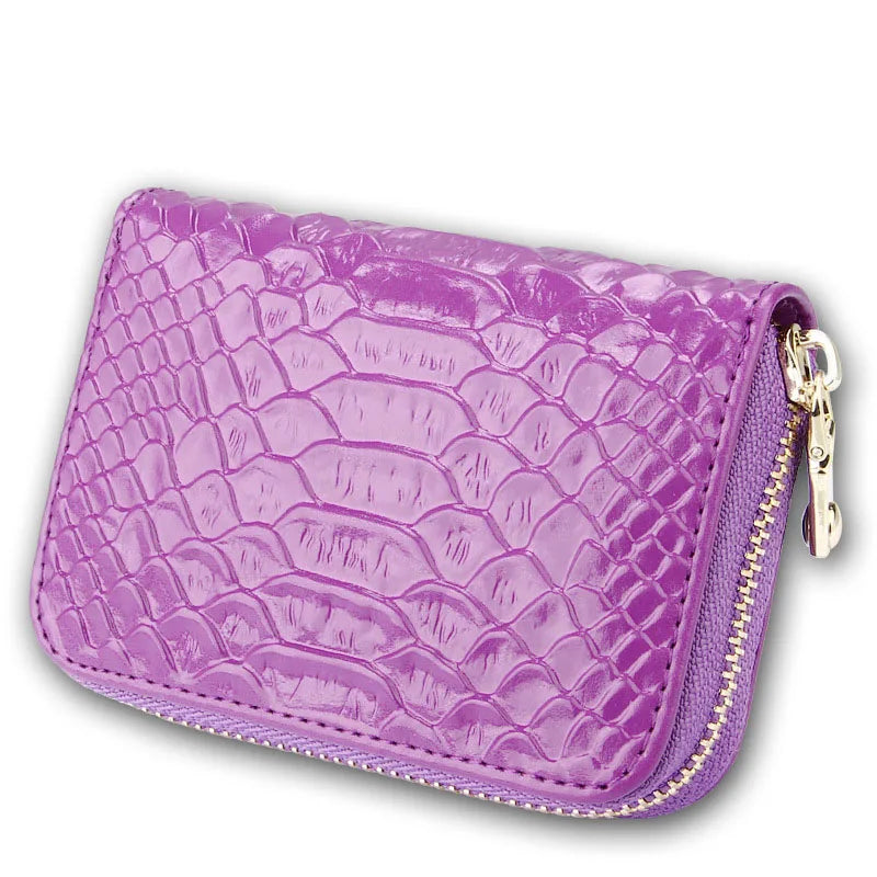 Woman Wallet Snake Pattern purple Snakes Store