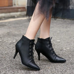 Black Snakeskin Booties - Vignette | Snakes Store