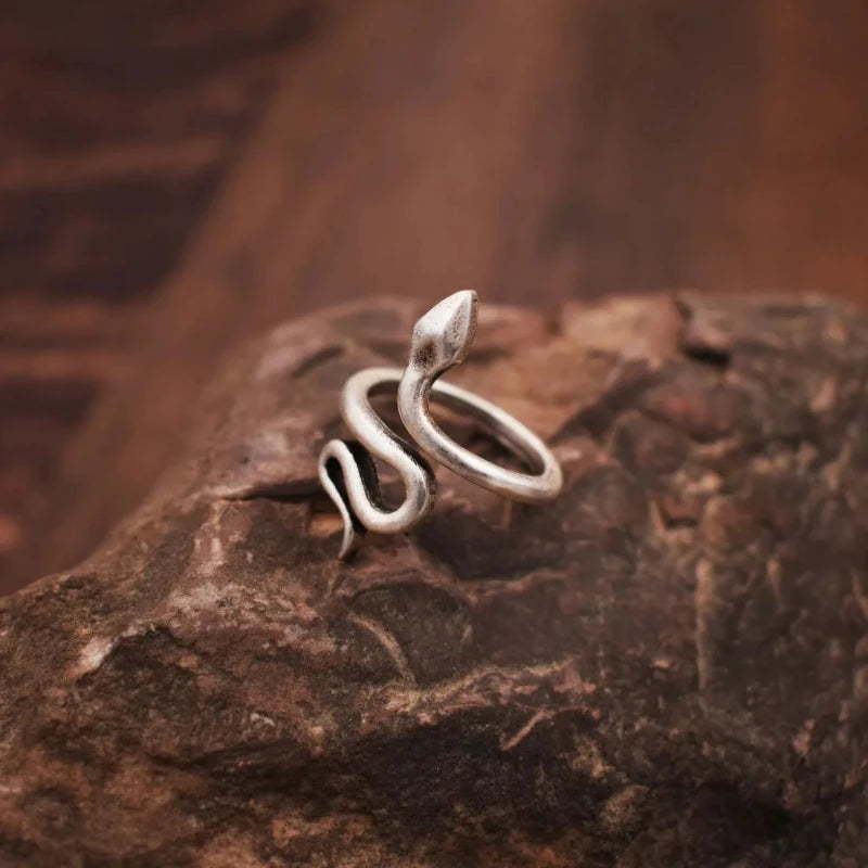 Isha Silver Snake Ring Snakes Store