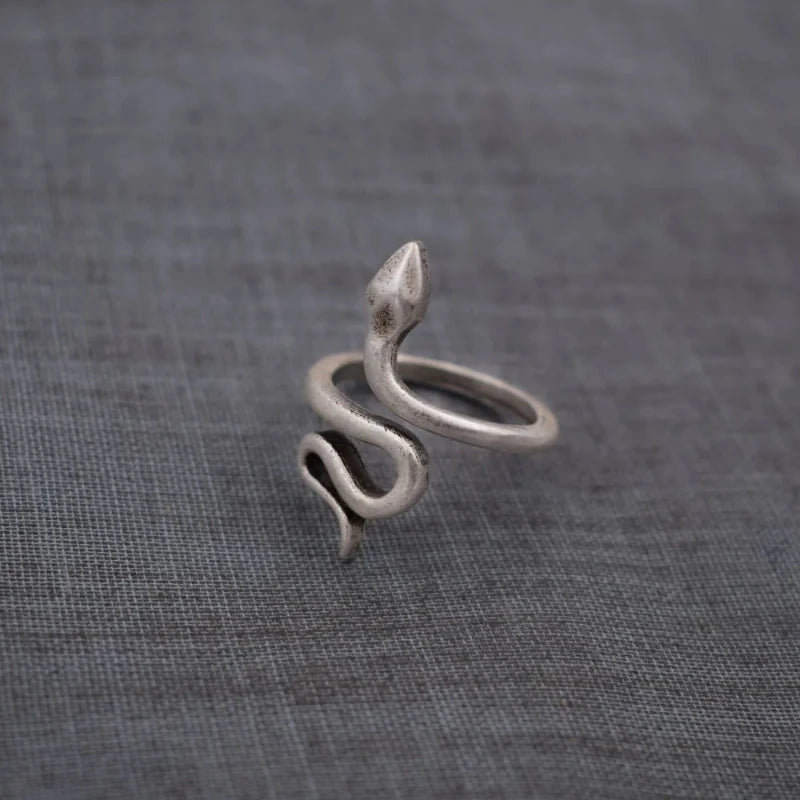 Isha Silver Snake Ring Snakes Store