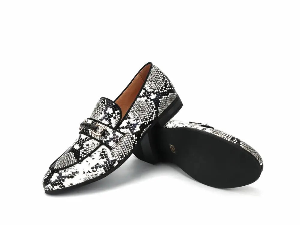 Black and White Snake Print Shoes Snakes Store