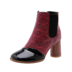 Snake Print Booties - Vignette | Snakes Store