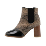 Snake Print Booties - Vignette | Snakes Store