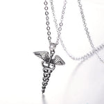 Caduceus Necklace - Vignette | Snakes Store