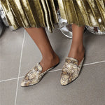 Snake Print Mules - Vignette | Snakes Store