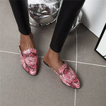 Snake Print Mules - Vignette | Snakes Store