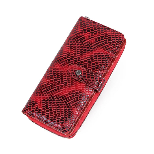 Red Snake Skin Wallet Red Snakes Store