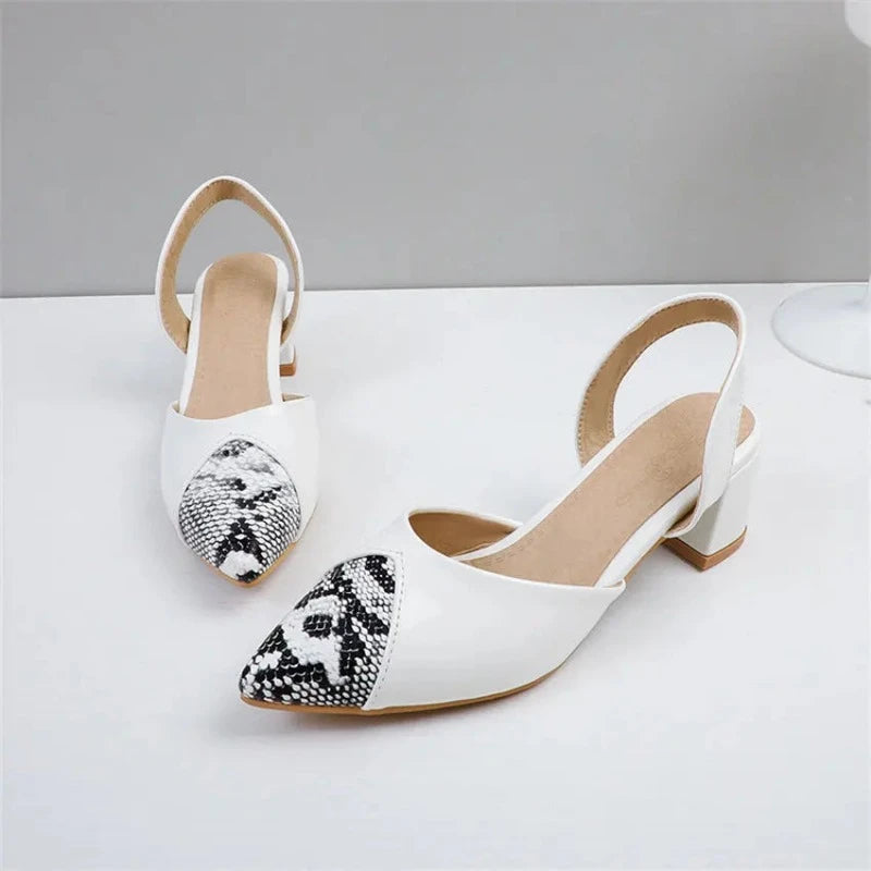 Snakeskin Pointed Heels Snakes Store