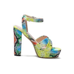 Snakeskin Platform Heels - Vignette | Snakes Store