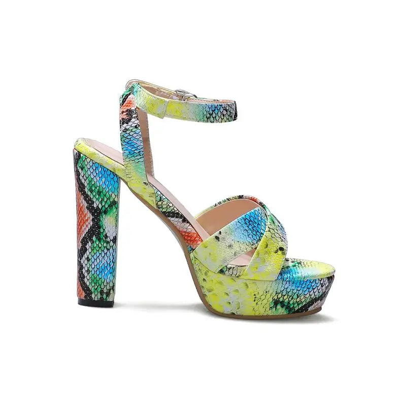 Snakeskin Platform Heels Snakes Store