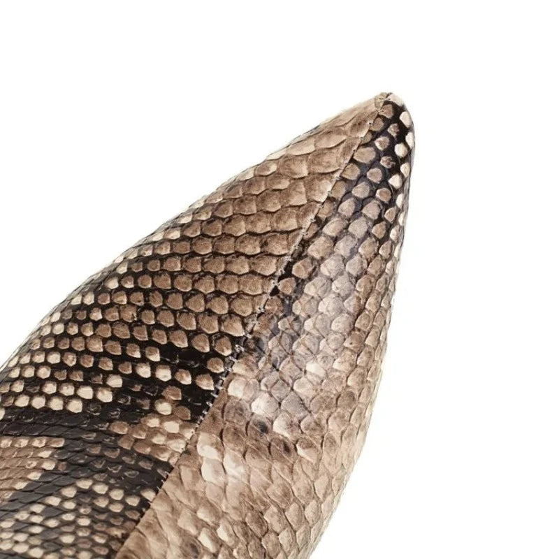 Python Thigh High Boots Snakes Store