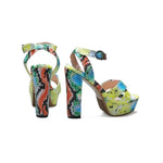 Snakeskin Platform Heels - Vignette | Snakes Store