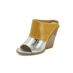 Snakeskin Peep Toe Wedge - Vignette | Snakes Store