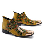 Yellow Snakeskin Boots - Vignette | Snakes Store