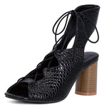 Womens Snakeskin Sandals - Vignette | Snakes Store