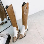 Snake Print Cowgirl Boots - Vignette | Snakes Store