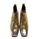 Yellow Snakeskin Boots - Vignette | Snakes Store