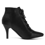 Black Snakeskin Booties - Vignette | Snakes Store