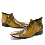 Yellow Snakeskin Boots - Vignette | Snakes Store