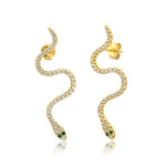 Long Snake Earrings - Vignette | Snakes Store
