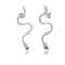 Long Snake Earrings Silver Fits for all 925 Sterling Silver Snakes Store™