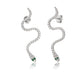 Long Snake Earrings Silver Fits for all 925 Sterling Silver Snakes Store™