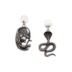Medusa Stud Earrings - Vignette | Snakes Store