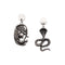 Medusa Stud Earrings Silver Fits for all Alloy Snakes Store™