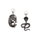 Medusa Stud Earrings Silver Fits for all Alloy Snakes Store™