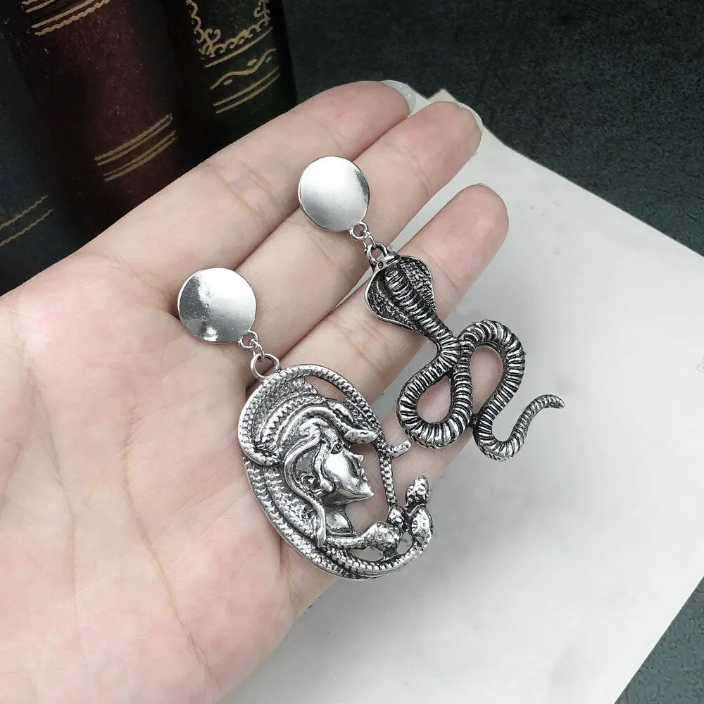 Medusa Stud Earrings Snakes Store™
