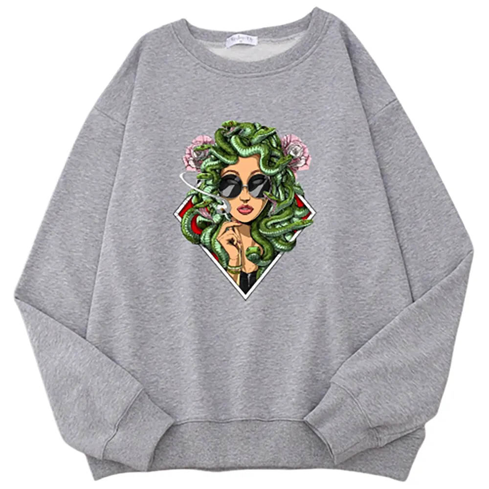 Medusa Sweatshirt Gray Snakes Store™