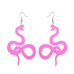 Pink Snake Earrings - Vignette | Snakes Store