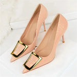 Pink Snakeskin Pumps - Vignette | Snakes Store