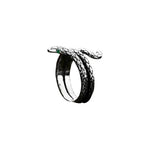 Platinum Snake Ring - Vignette | Snakes Store