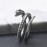 Pure Silver Snake Ring - Vignette | Snakes Store