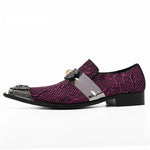 Purple Snakeskin Dress Shoes - Vignette | Snakes Store