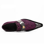 Purple Snakeskin Dress Shoes - Vignette | Snakes Store