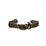Python Skin Skull Bracelet - Vignette | Snakes Store