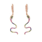 Rainbow Snake Earrings - Vignette | Snakes Store
