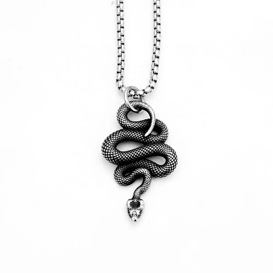 Rattlesnake Pendant Silver Snakes Store™