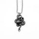 Rattlesnake Pendant Silver 316L Stainless Steel Snakes Store™