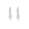 Rattlesnake Earrings SIVER Fits for all 925 Sterling Silver Snakes Store™