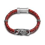 Red Leather Snake Bracelet - Vignette | Snakes Store