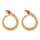 Red Snake Earrings Gold Fits for all Alloy Snakes Store™