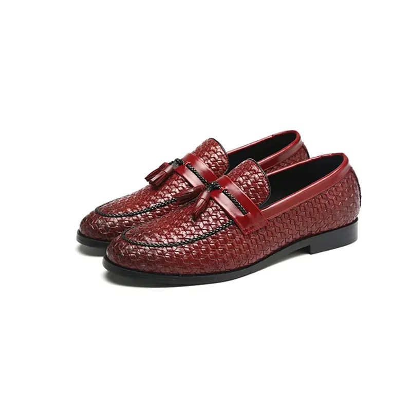 Red Snake Loafers Red Split Leather Snakes Store