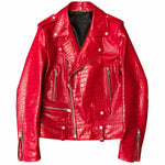 Red Snake Print Jacket - Vignette | Snakes Store