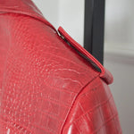 Red Snake Print Jacket - Vignette | Snakes Store